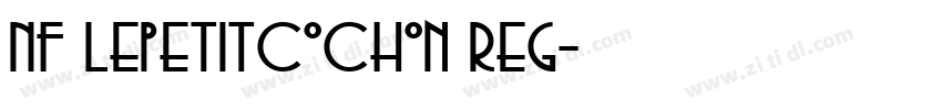 NF Lepetitcochon Reg字体转换